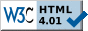Valid HTML 4.01 Transitional
